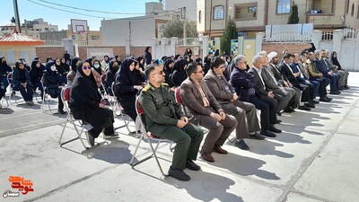 آیین بزرگداشت روز شهید- دبیرستان دخترانه شاهد شهرستان سمنان بیست و دوم اسفندماه ۱۴۰۲