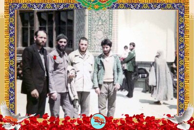 نفر دوم از چپ شهید نوروزعلی اکبری‌چاشمی