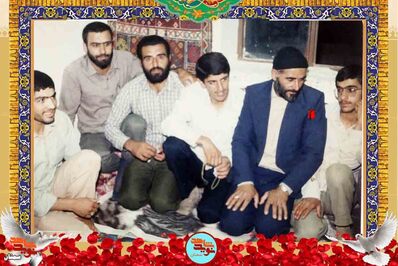 نفر دوم از راست شهید نوروزعلی اکبری‌چاشمی