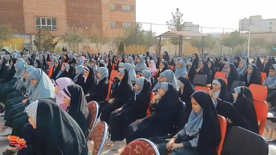 مراسم زنگ شهید به مناسبت روز بزرگداشت شهدا- بیست و دوم اسفندماه ۱۴۰۳ مدرسه دخترانه شاهد فاطمهزهرا(س) شهرستان سمنان
