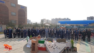 مراسم زنگ شهید به مناسبت روز بزرگداشت شهدا- بیست و دوم اسفندماه ۱۴۰۳ مدرسه دخترانه شاهد فاطمهزهرا(س) شهرستان سمنان